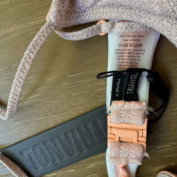 NWT Triangl Sparkling Pink Bikini Set - Picture 8 of 9